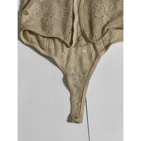 Honey Punch Women’s Teddy Bodysuit Shaper One Piece (S) Beige - Picture 10 of 16